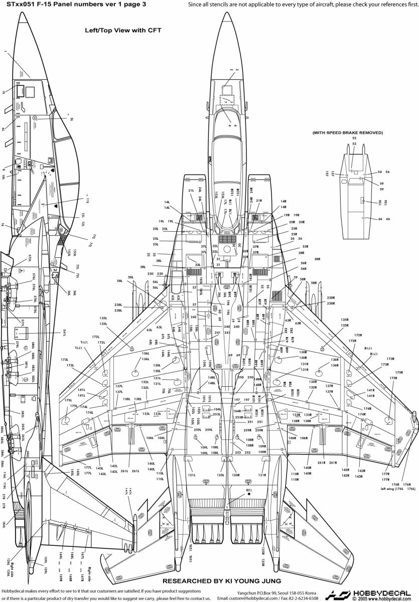 HobbyDecal ST48051V1 F-15 Panel numbers ver 1 1/48 – Bild 4