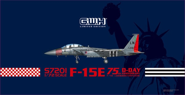 Maquette Great Wall Hobby S7201 F-15E 75e anniversaire du Débarquement, échelle 1/72