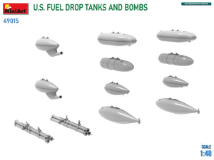 MiniArt 49015 US FUEL DROP TANKS AND BOMBS 1/48 – image 6