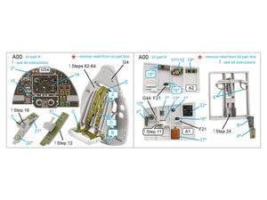 Quinta Studio QD32210 Westland Whirlwind F Mk.I 3D-Printed &amp;amp; coloured Interior on decal paper (Special Hobby) 1/32 – immagine 2