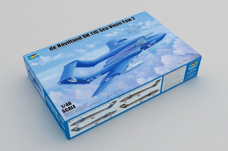 Trumpeter 05808 de Havilland DH.110 Sea Vixen Faw.2 1/48 – zdjęcie 2