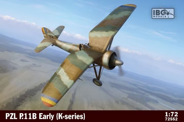 IBG 72552 PZL P.11B Early (K-Series) 1/72