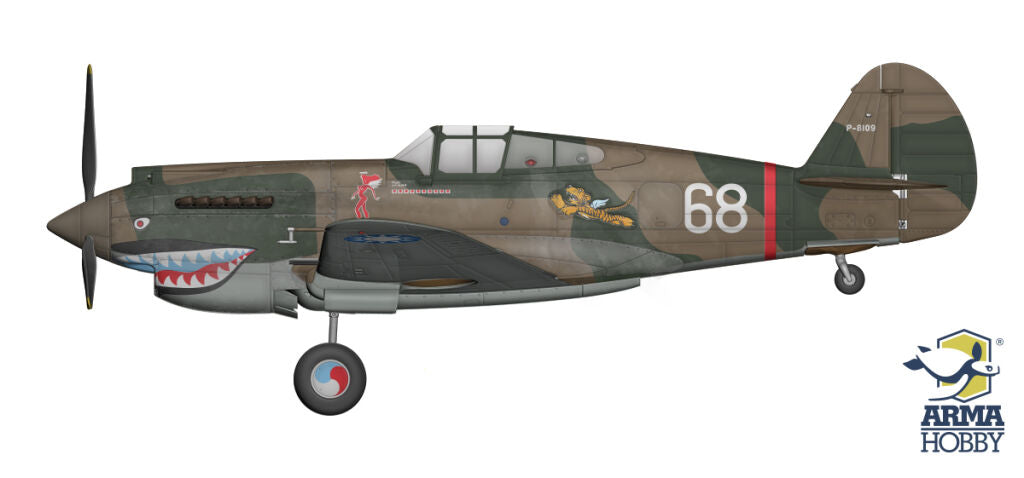Arma Hobby 70094 Curtiss Hawk 81-A2 Flying Tigers 1/72 – Bild 10