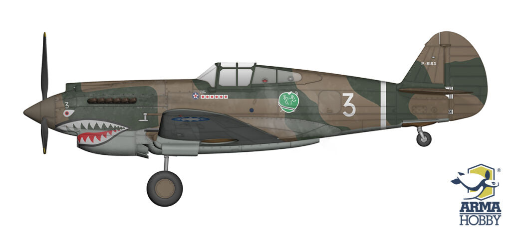 Arma Hobby 70094 Curtiss Hawk 81-A2 Flying Tigers 1/72 – Bild 12