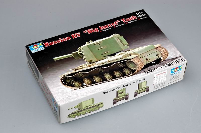 Trumpeter 07236 Soviet KV &amp;quot;Big turret&amp;quot; tank 1/72 – Bild 2