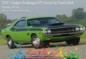 Zero Paints ZP-1397 1970&amp;#39;s Dodge Challenger R/T Green Go Paint 60ml