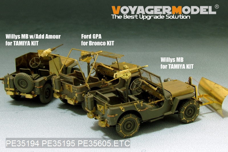 Voyager Model PE35605 WWII U.S. Ford GPW 1/4ton Mod.1942 For Bronco 35107 1/35 – immagine 6