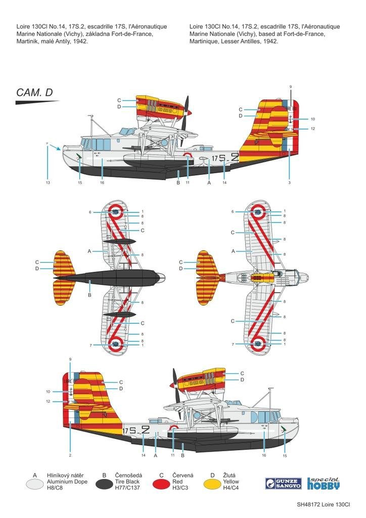 Special Hobby 48172 Loire 130Cl &amp;quot;Colonial&amp;quot; 1/48 – immagine 6