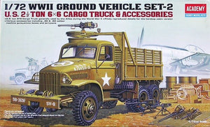 Camion cargo américain 6x6 de 2,5 tonnes (Academy 13402) / Accessoires 1/72