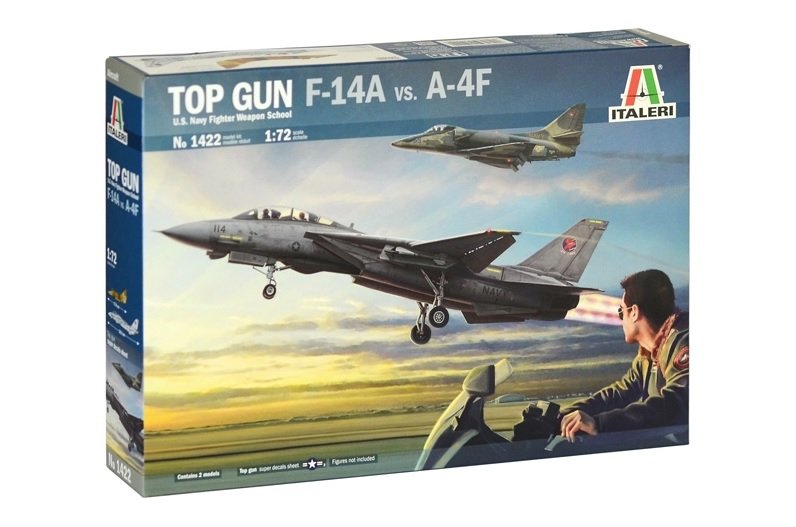 Italeri 1422 Top Gun F-14A contre A-4F 1/72