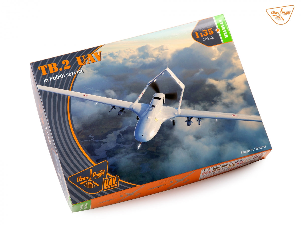 Clear Prop! CP3502 TB.2 UAV en service en Pologne - Kit de démarrage 1/35 