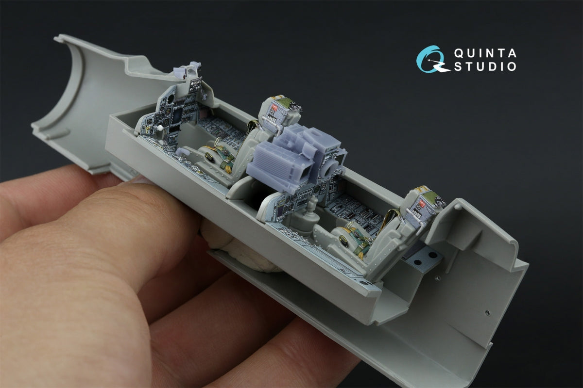 Quinta Studio QD+48519 Tornado ECR 3D-Printed coloured Interior on decal paper (Italeri) (with 3D-printed resin parts) 1/48 – Bild 8