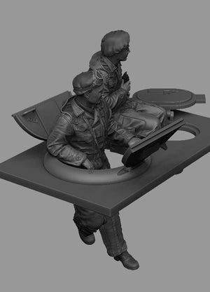 Panzer Art FI35-215 British Sherman tanks turret Pixie suit set 1/35 – immagine 4