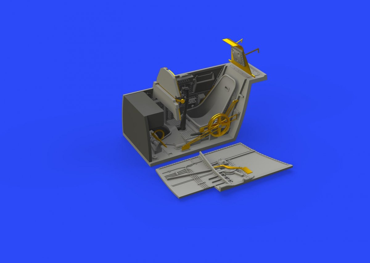 Eduard 648472 Bf 109E cockpit &amp;amp; radio compartment 1/48 EDUARD – imagen 2