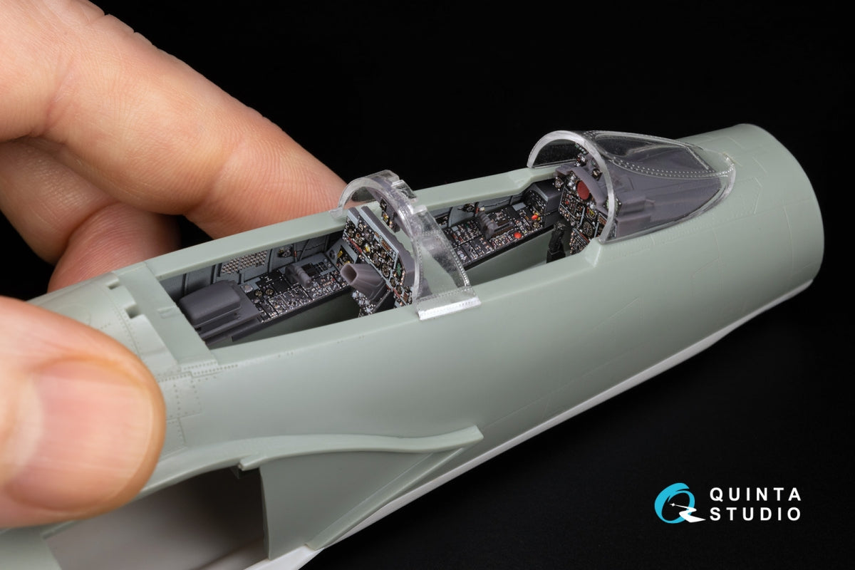 Quinta Studio QD+48495 F-4D late Phantom II 3D-Printed &amp;amp; coloured Interior on decal paper (Academy) (with 3D-printed resin parts) 1/48 – immagine 12