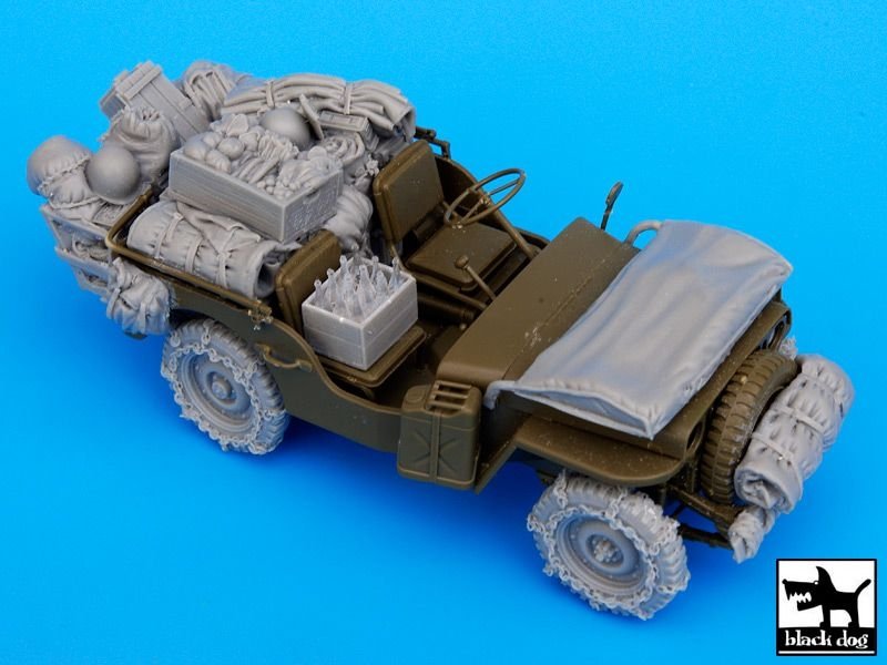 Black Dog T35044 US Jeep big accessories set 1/35 – zdjęcie 4