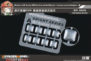 Lentilles et feux arrière pour bulldozer blindé Voyager modèle BR35009 D9R (pour MENG SS-002) 1/35