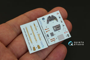 Quinta Studio QD48103 Bf 109G-6 3D-Printed &amp;amp; coloured Interior on decal paper (for Tamiya kit) 1/48 – imagen 2