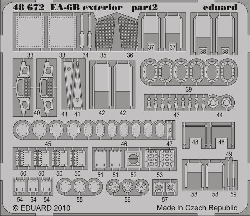 Eduard 48672 EA-6B exterior 1/48 Kinetic
