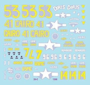 Star Decals 35-C1366 GUERRES DU PACIFIQUE AMÉRICAINES - IWO JIMA Chars Sherman USMC 1/35 – image 3