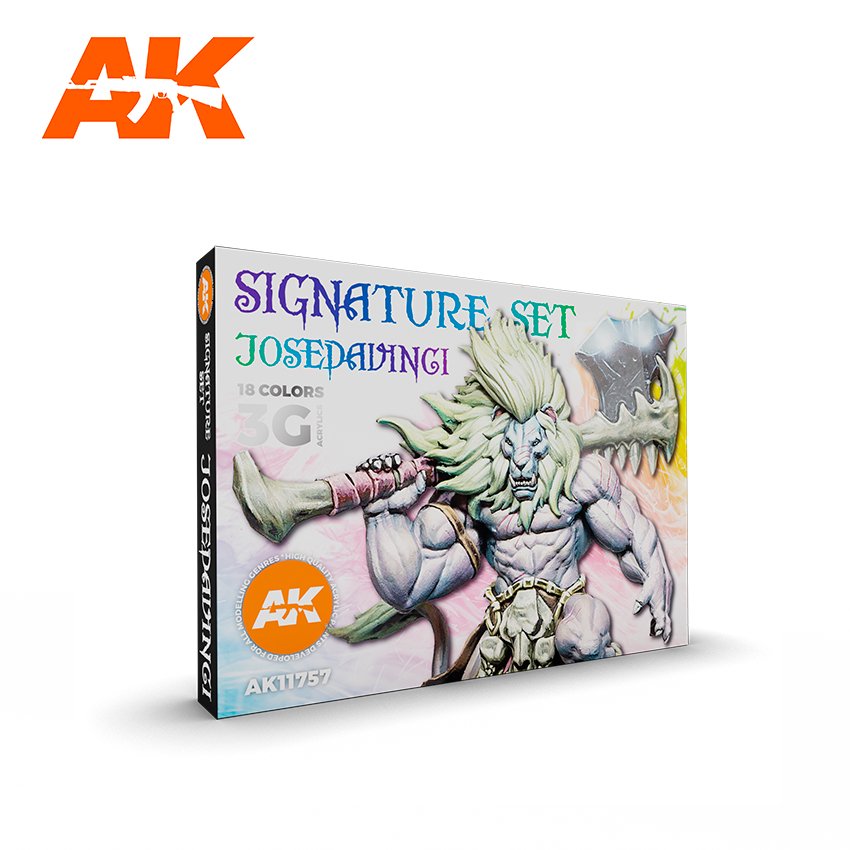 AK Interactive AK11757 JOSE DAVINCI SIGNATURE SET 18x17 ml