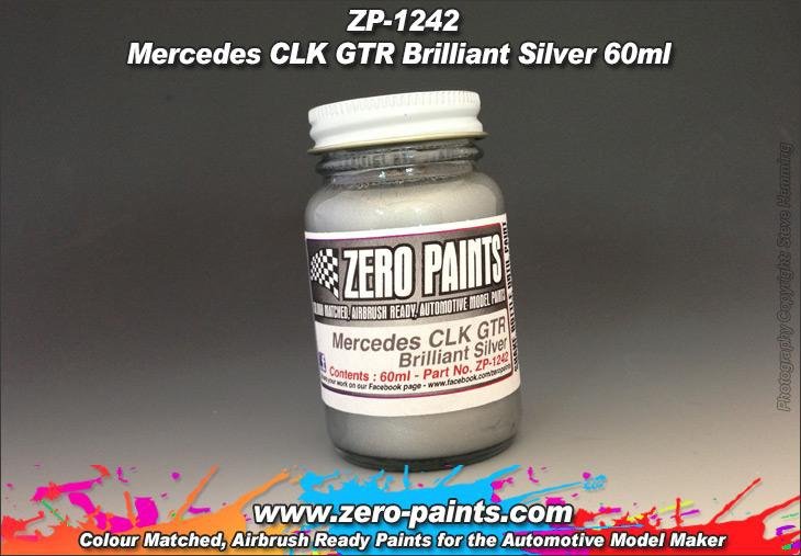 Peinture argent brillant Zero Paints ZP-1242 Mercedes CLK GTR 60 ml