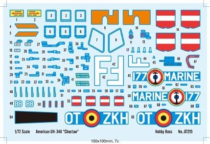 Hobby Boss 87215 American UH-34A Choctaw 1/72 – immagine 3
