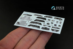Quinta Studio QD48051 F/A-18F late / EA-18G 3D-Printed &amp;amp; coloured Interior on decal paper (for Hasegawa kit) 1/48 – Bild 5