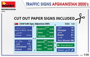 MiniArt 35640 SIGNAUX DE SIGNALISATION AFGHANISTAN ANNÉES 2000 1/35 – image 3