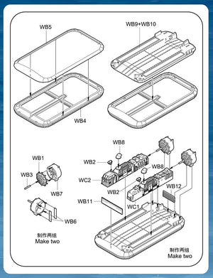 Trumpeter 06644 USN LCAC Hovercraft 1/350 – immagine 2