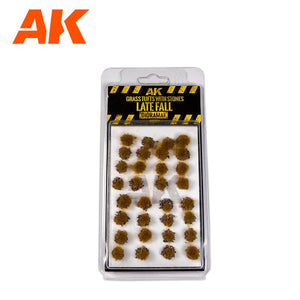 AK Interactive AK8251 GRASS TUFT WITH STONES LATE FALL – zdjęcie 2