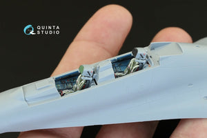 Intérieur imprimé en 3D et coloré sur papier décalcomanie Quinta Studio QD48001 Yak-3 (pour kit Zvezda 4814) 1/48 – image 6
