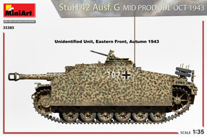 MiniArt 35385 StuH 42 Ausf. G MID PROD. JUL-OCT 1943 1/35 – immagine 6