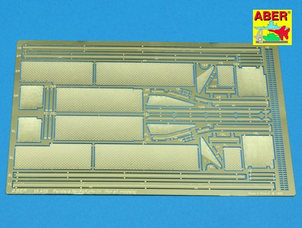 Aber 35A009 Fenders for PzKpfw IV (1/35)