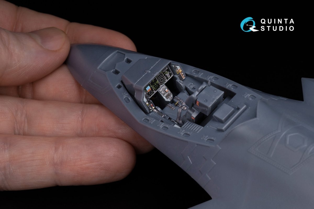 Quinta Studio QD48060 F-35A 3D-Printed &amp;amp; coloured Interior on decal paper (Meng) 1/48 – zdjęcie 5