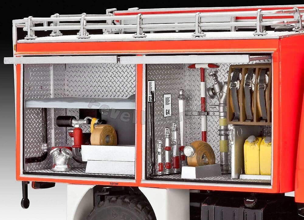 Revell 07512 Mercedes-Benz Unimog U1300L TLF 8/18 1/24 – Bild 6