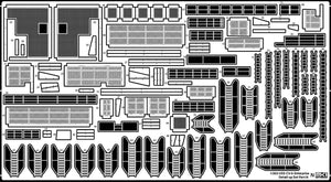 MK1 Design MD-20021 Porte-avions CV-6 Enterprise de l&amp;#39;US Navy - Pièces de détail pour maquette Trumpeter au 1/200 – image 51