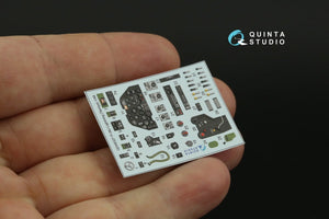 Quinta Studio QD48327 P-38J 3D-Printed &amp;amp; coloured Interior on decal paper (Tamiya) 1/48 – imagen 5