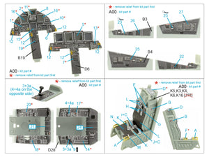 Quinta Studio QD48433 F-15I 3D-Printed coloured Interior on decal paper (Academy) 1/48 – imagen 2