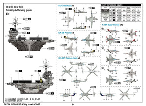 Trumpeter 06714 USS Kitty Hawk CV-63 1/700 – immagine 14