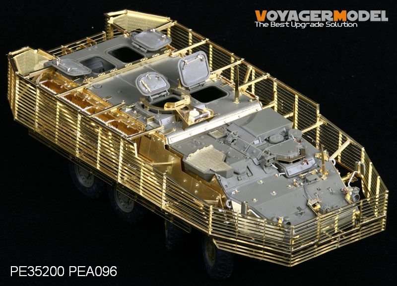 Voyager Model PE35200 Stryker M1126 w/Slat Armor (For AFV35126) include Slat Armor, Space Armor, Suspension cover 1/35 – Bild 5