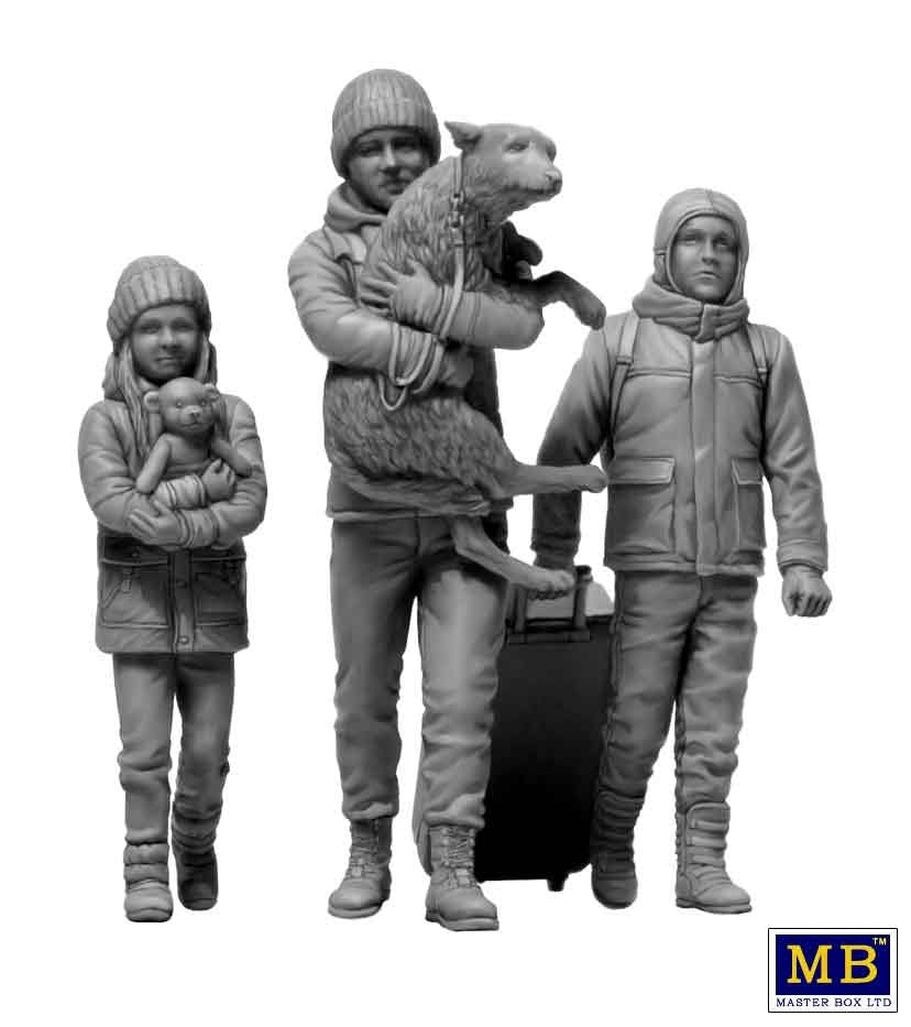 Master Box 35228 Refugees. March 2022 1/35 – imagen 5
