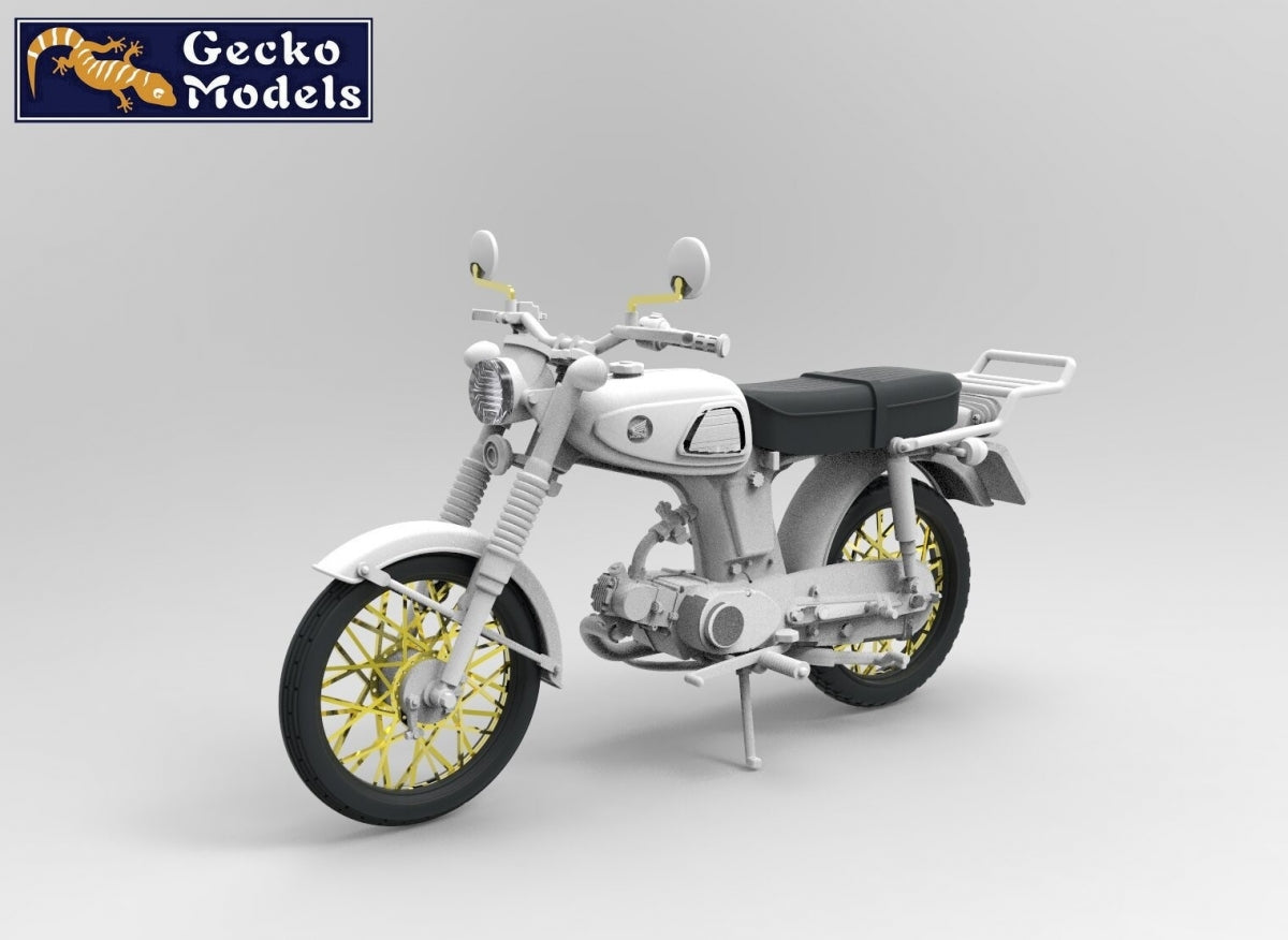 Gecko Models 35GM0127 60’~70&amp;#39;s Southern Vietnamese &amp;amp; Japanese SS50E Motorbike Set 1/35 – zdjęcie 2