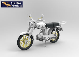 Gecko Models 35GM0127 60’~70&amp;#39;s Southern Vietnamese &amp;amp; Japanese SS50E Motorbike Set 1/35 – zdjęcie 2