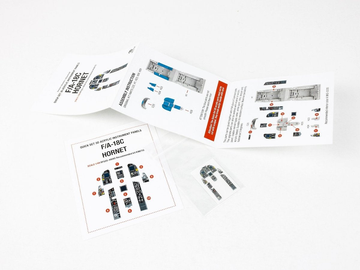 Red Fox Studio QS-48085 F/A-18C Hornet Kinetic 1/48 – immagine 3