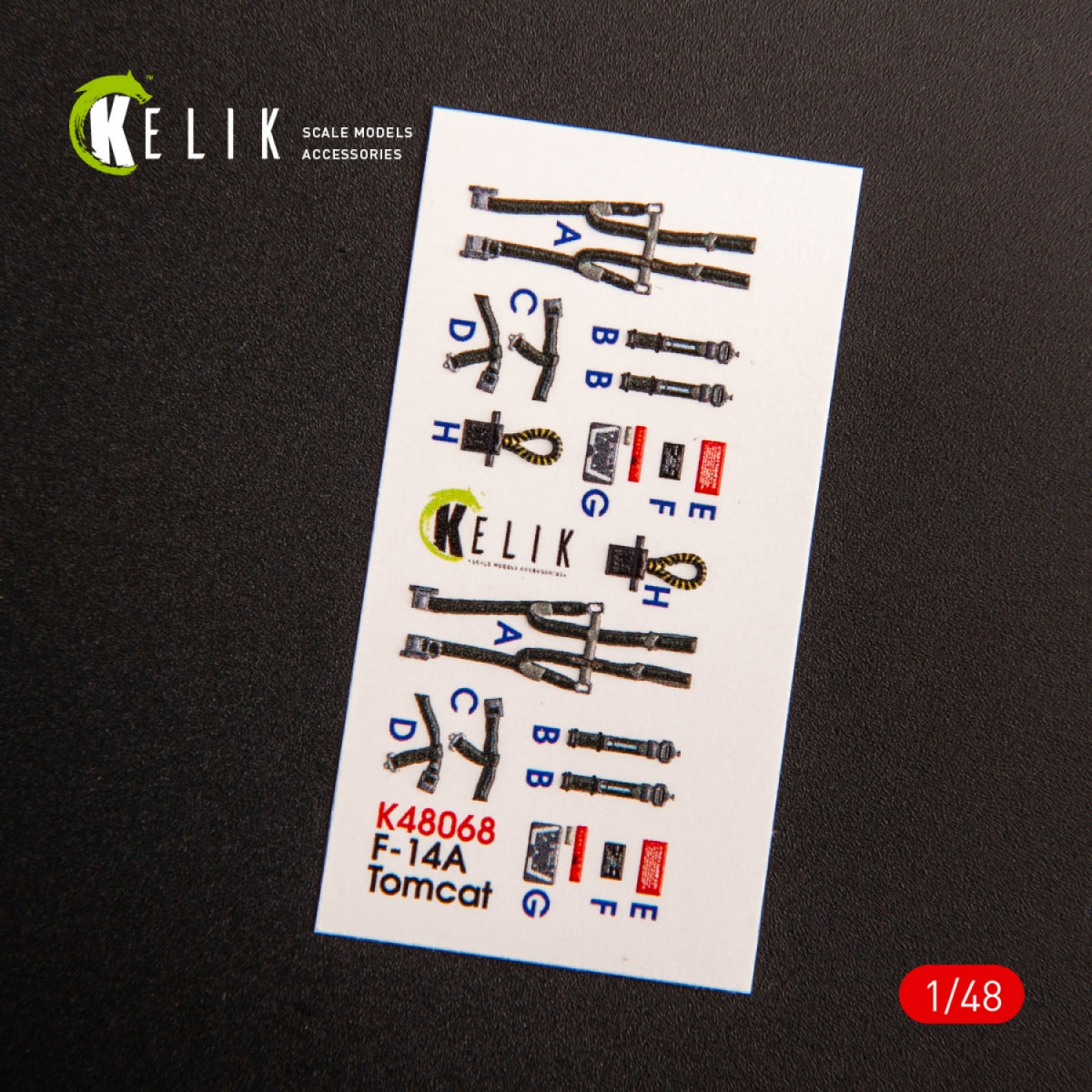 KELIK K48068 F-14A TOMCAT LATE INTERIOR 3D DECALS FOR TAMIYA KIT 1/48 – Bild 3