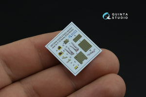 Quinta Studio QD72186 F-15C Early/J Early 3D-Printed &amp;amp; coloured Interior on decal paper (Fine Molds) 1/72 – zdjęcie 7