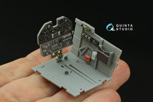 Quinta Studio QD32208 P-40F WarHawk 3D-Printed coloured Interior on decal paper (Trumpeter) 1/32 – immagine 8