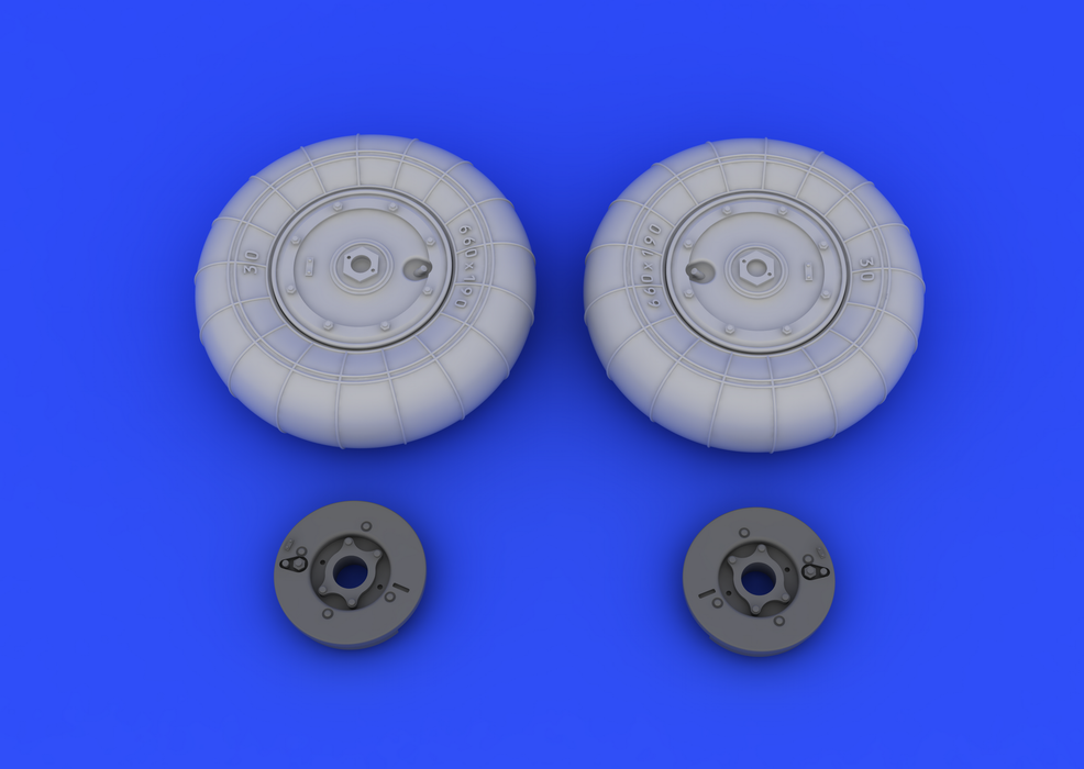 Eduard 648158 Bf 109G-10 wheels 1/48 (EDUARD) – imagen 4