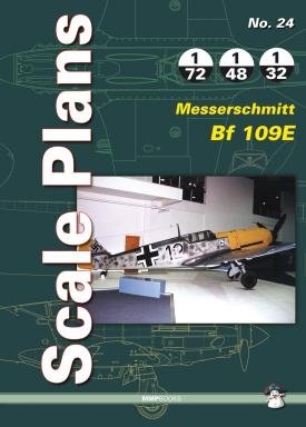 MMP Books 78852 Plans à l&amp;#39;échelle n° 24 : Messerschmitt BF 109 E EN